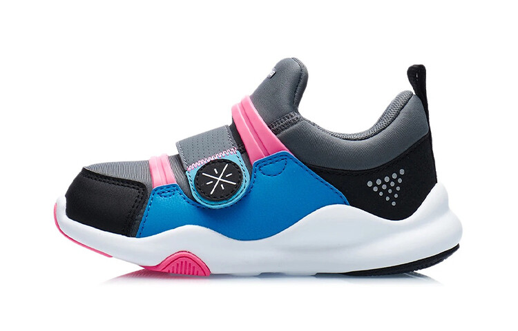 

Кроссовки LINING YOUNG Sports Life Collection Kids Lifestyle Shoes PS Low-top Thunderstorm Ash/fluorescent Fruit Powder