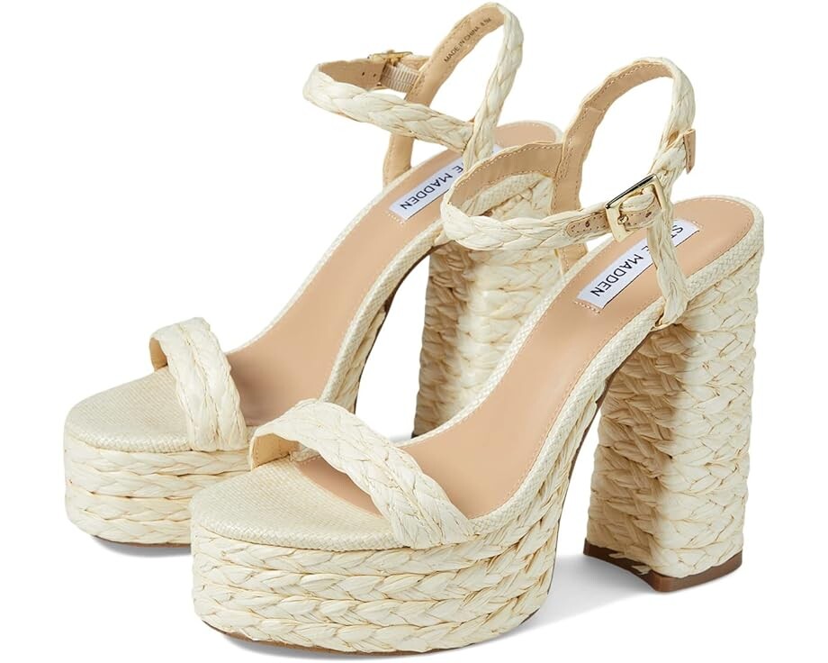 

Туфли Steve Madden Tiera Heeled Sandal, цвет Raffia