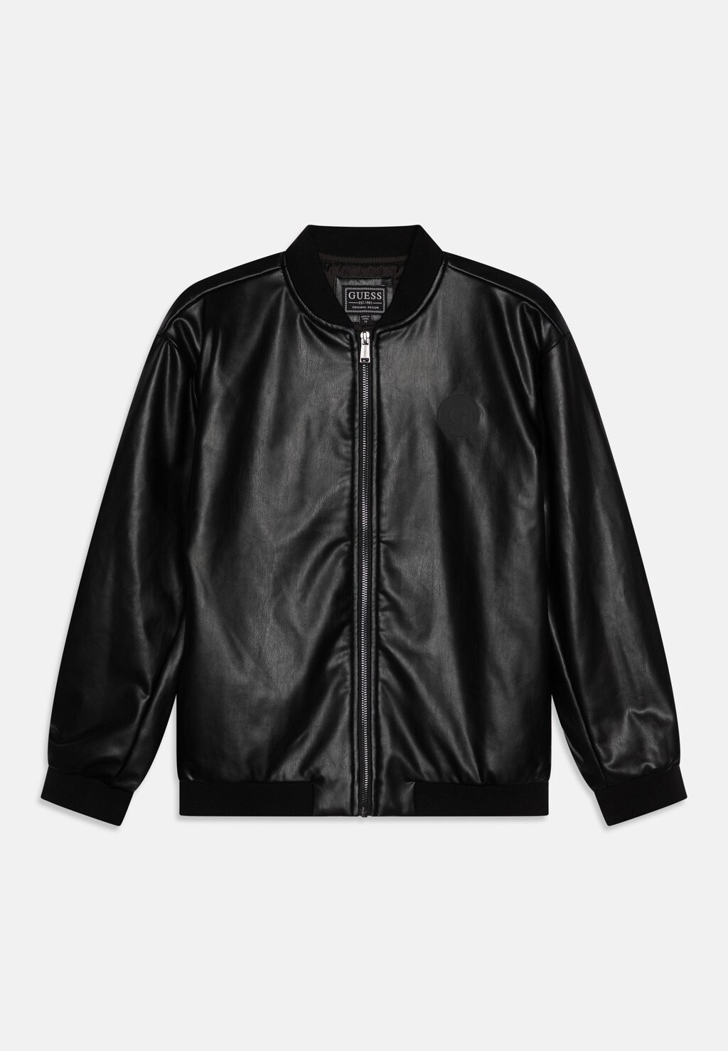 

Куртка из искусственной кожи JUNIOR STRETCH PADDED Guess, цвет jet black