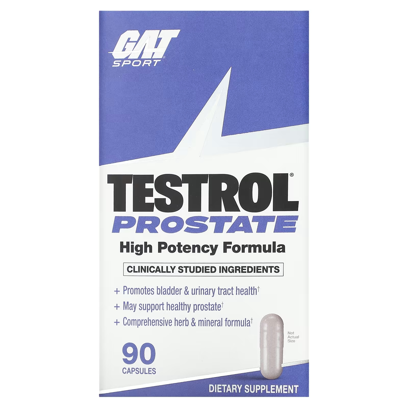 GAT Sport Testrol Простата 90 капсул gat testrol средство повышение уровня тестостерона 60 таблеток