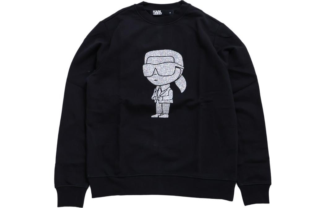 

KARL LAGERFELD Мужская толстовка, цвет Black