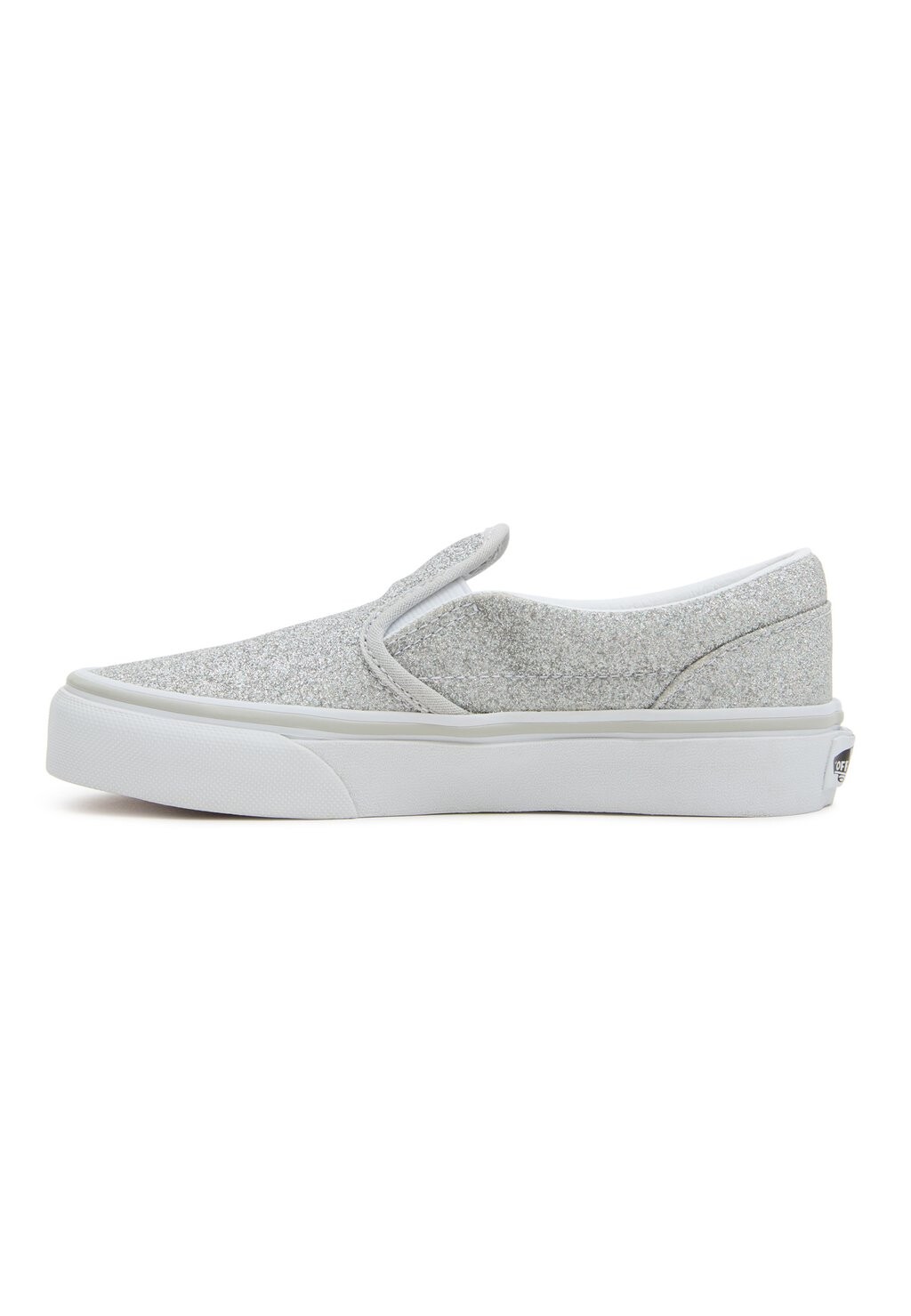 

Низкие кроссовки Slip-On Vans, цвет silver true white