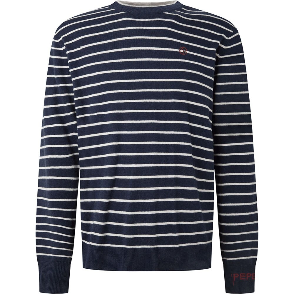 

Свитер Pepe Jeans Andre Stripes, синий