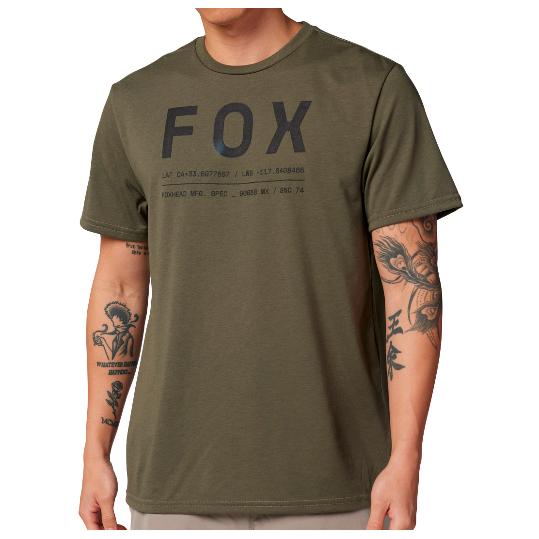 Функциональная рубашка Fox Racing Non Stop S/S Tech Tee, цвет Olive Green
