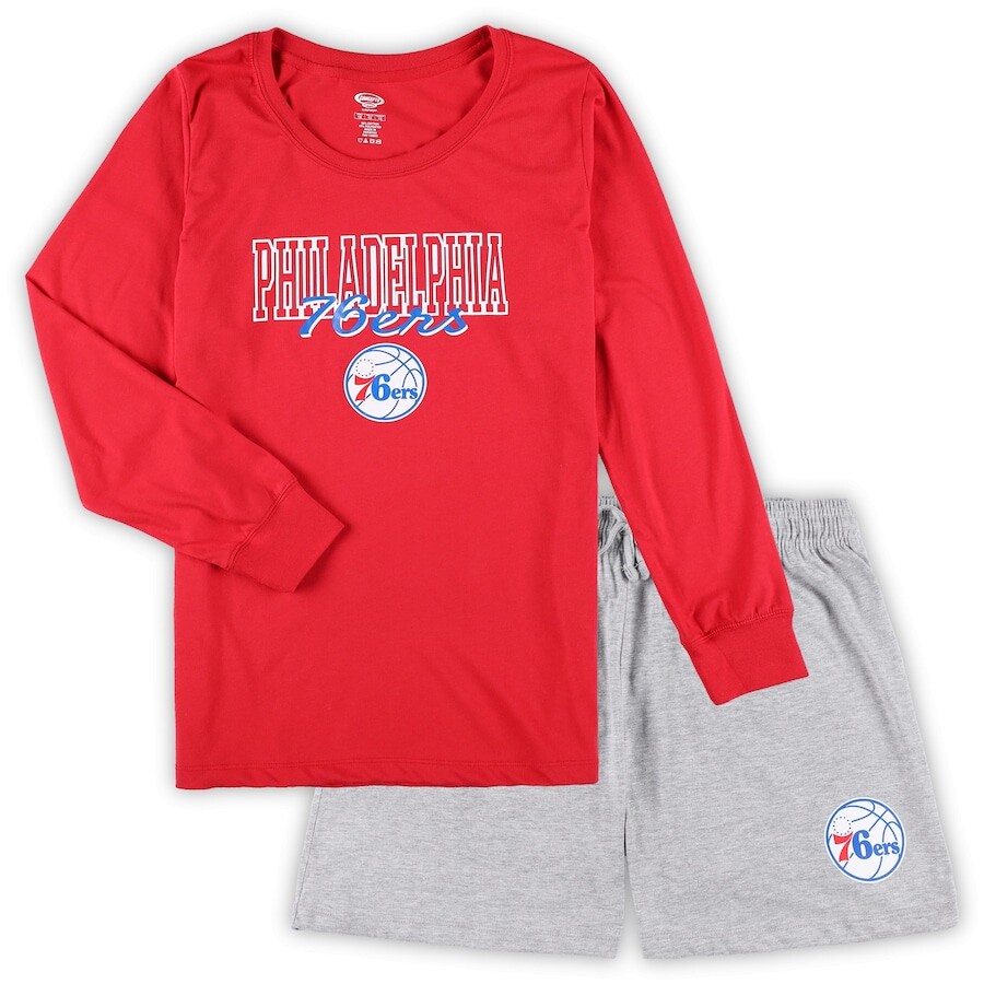 

Пижамный комплект Concepts Sport Philadelphia 76Ers, серый
