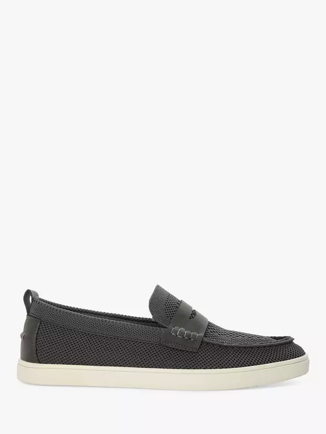 

Лоферы Dune Baisley Knit Penny, цвет grey/fabric