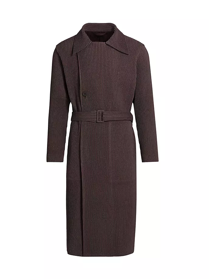 

Легкий тренч Homme Plissé Issey Miyake, темно-розовый