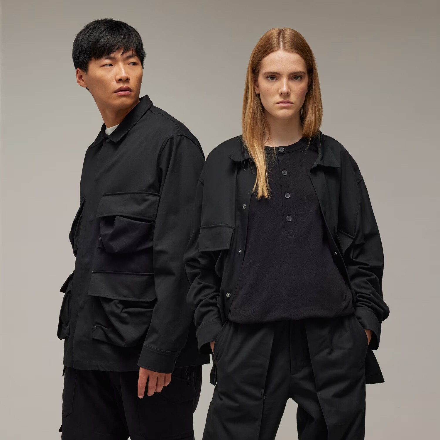 

Рубашка с карманами и длинными рукавами Y-3 Adidas