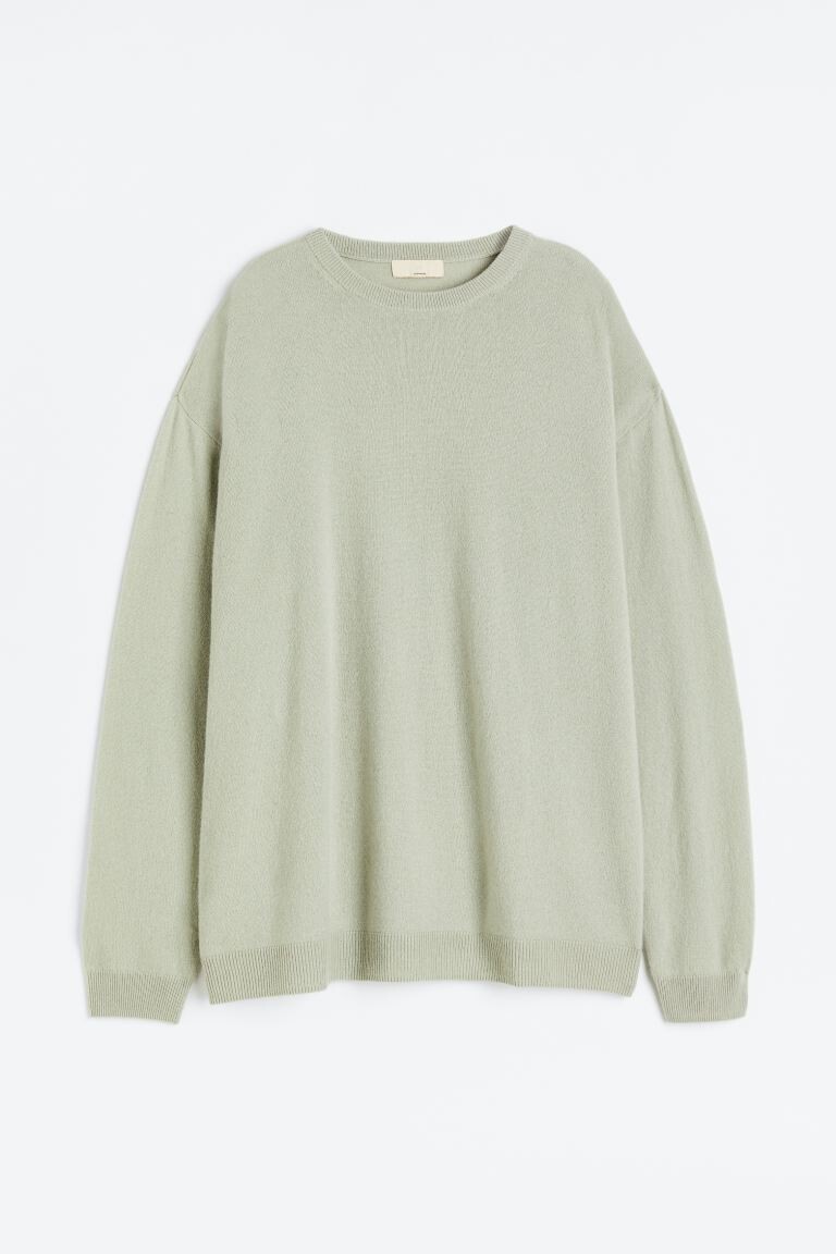 

Кашемировый свитер оверсайз H&M