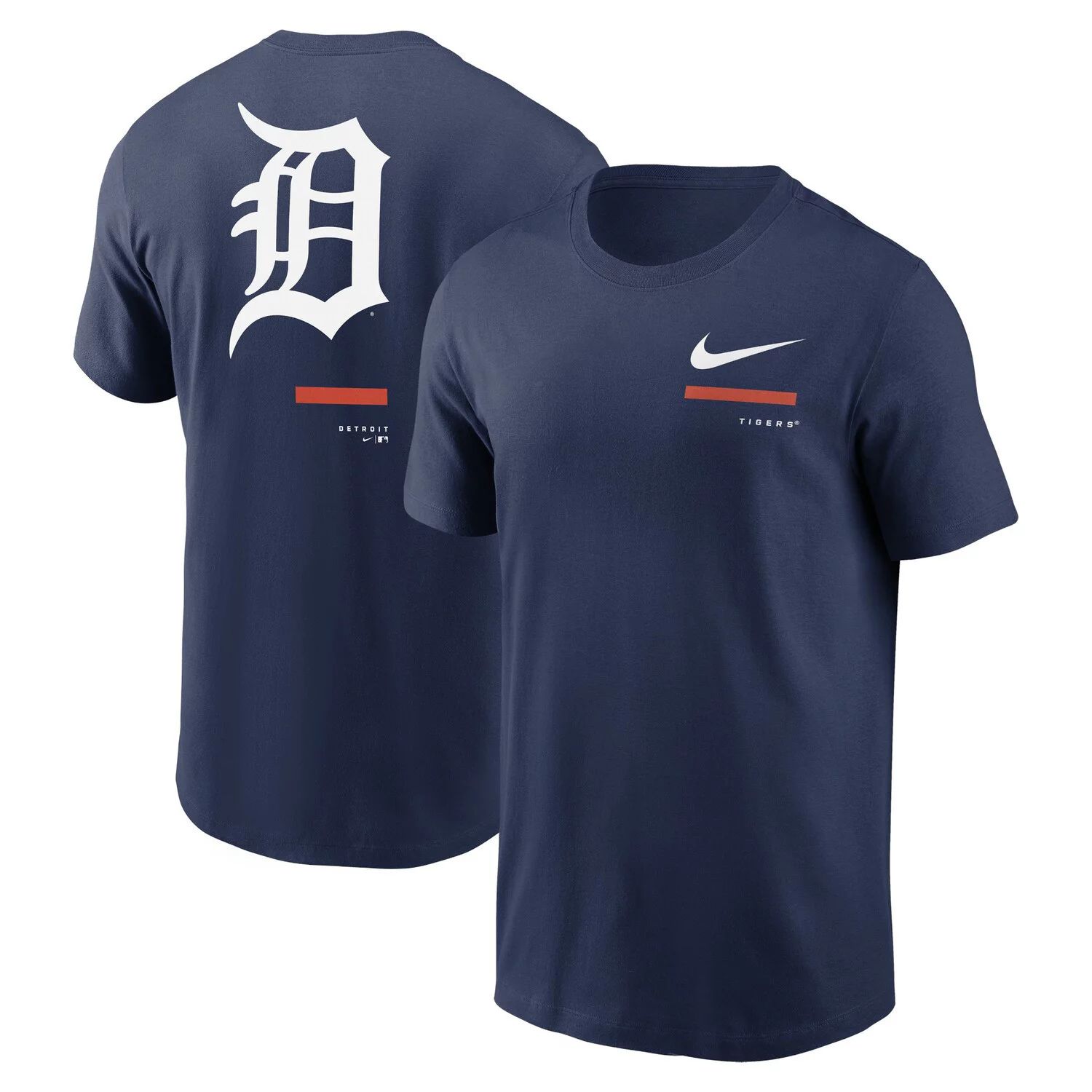 цена Мужская темно-синяя футболка через плечо Nike Detroit Tigers