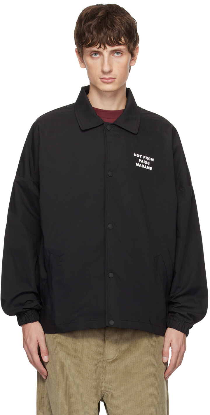 

Черная куртка с надписью La Veste Drole De Monsieur, Черный