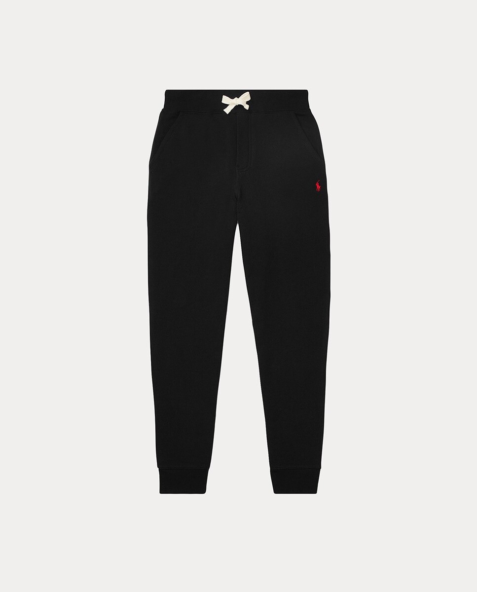 

Черные спортивные брюки из хлопка для мальчиков Polo Ralph Lauren, черный