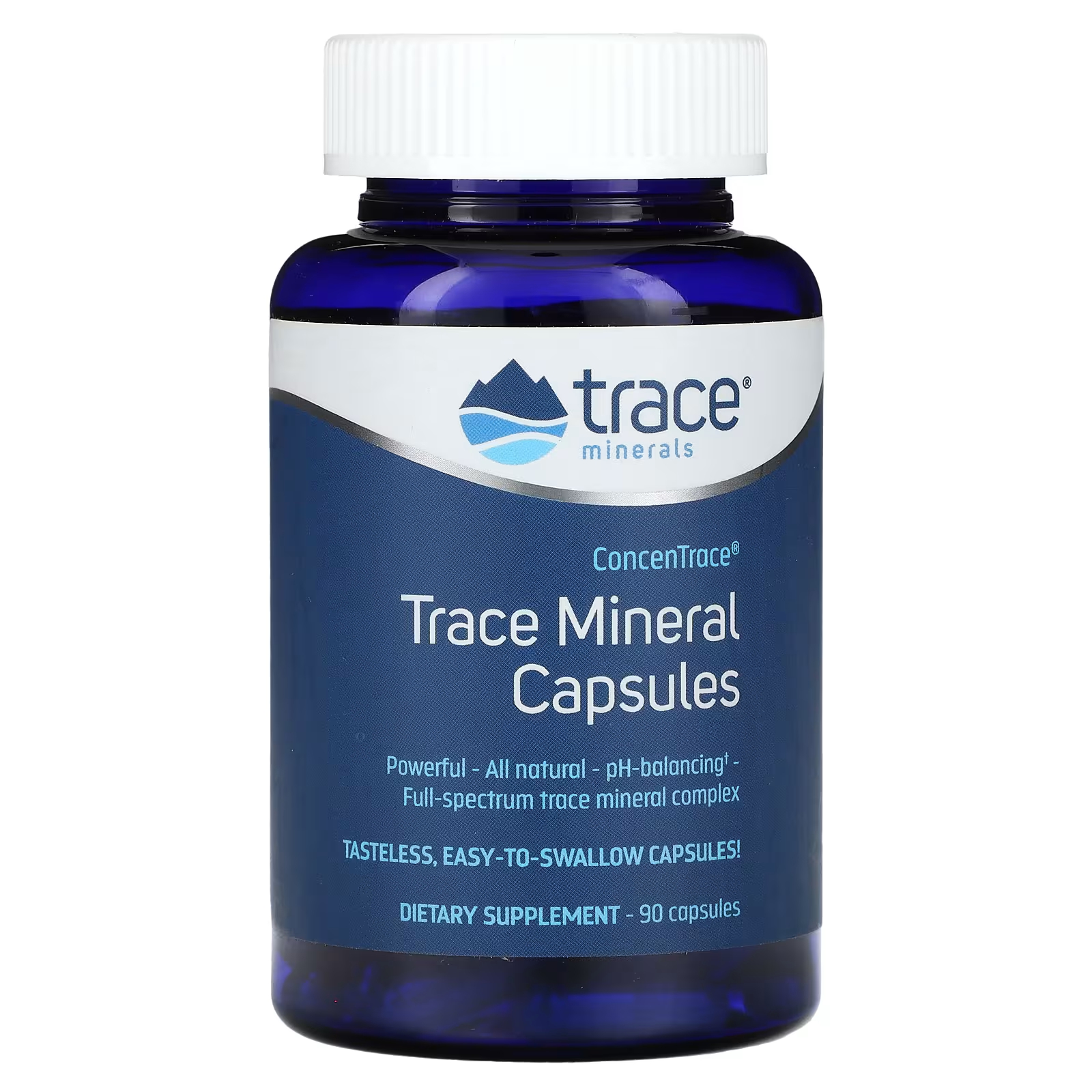 Пищевая добавка Trace Minerals ConcenTrace Trace Mineral Capsules, 90 капсул пищевая добавка trace minerals concentrace trace mineral drops 237 мл
