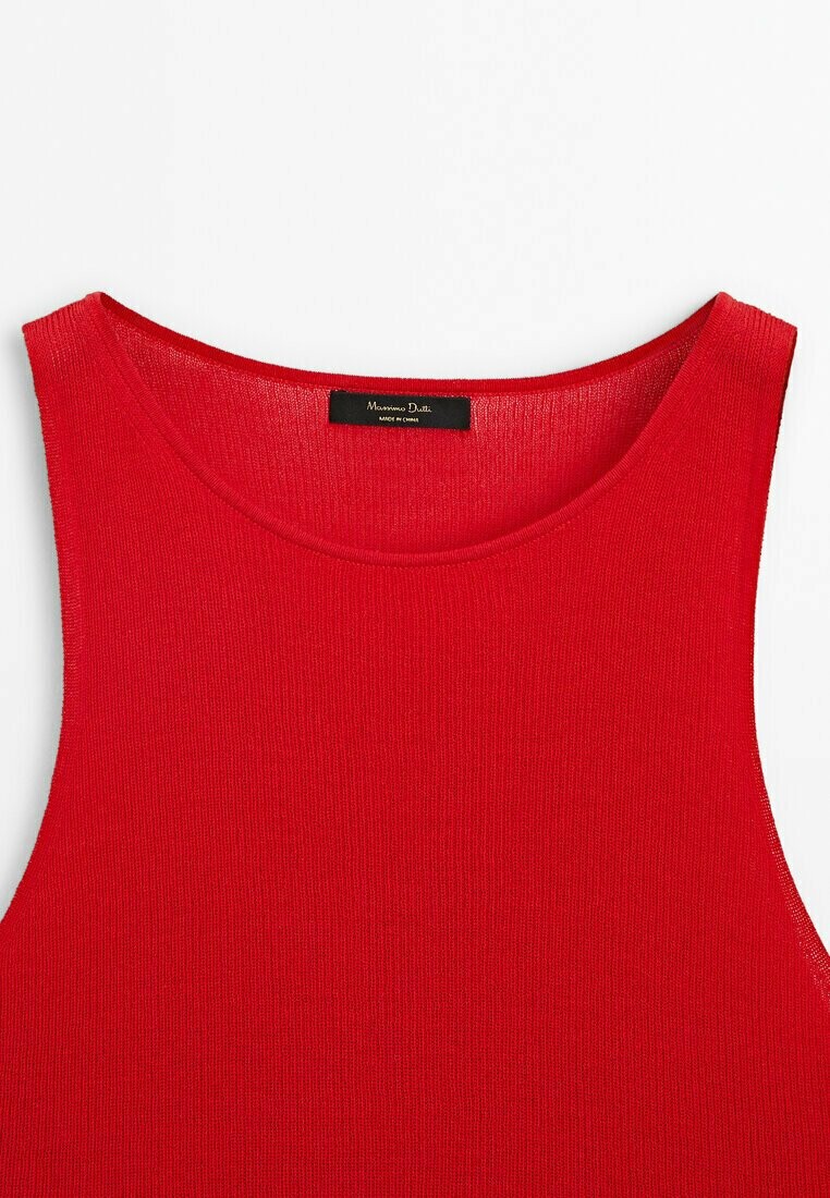

Топ Sleeveless Massimo Dutti, красный