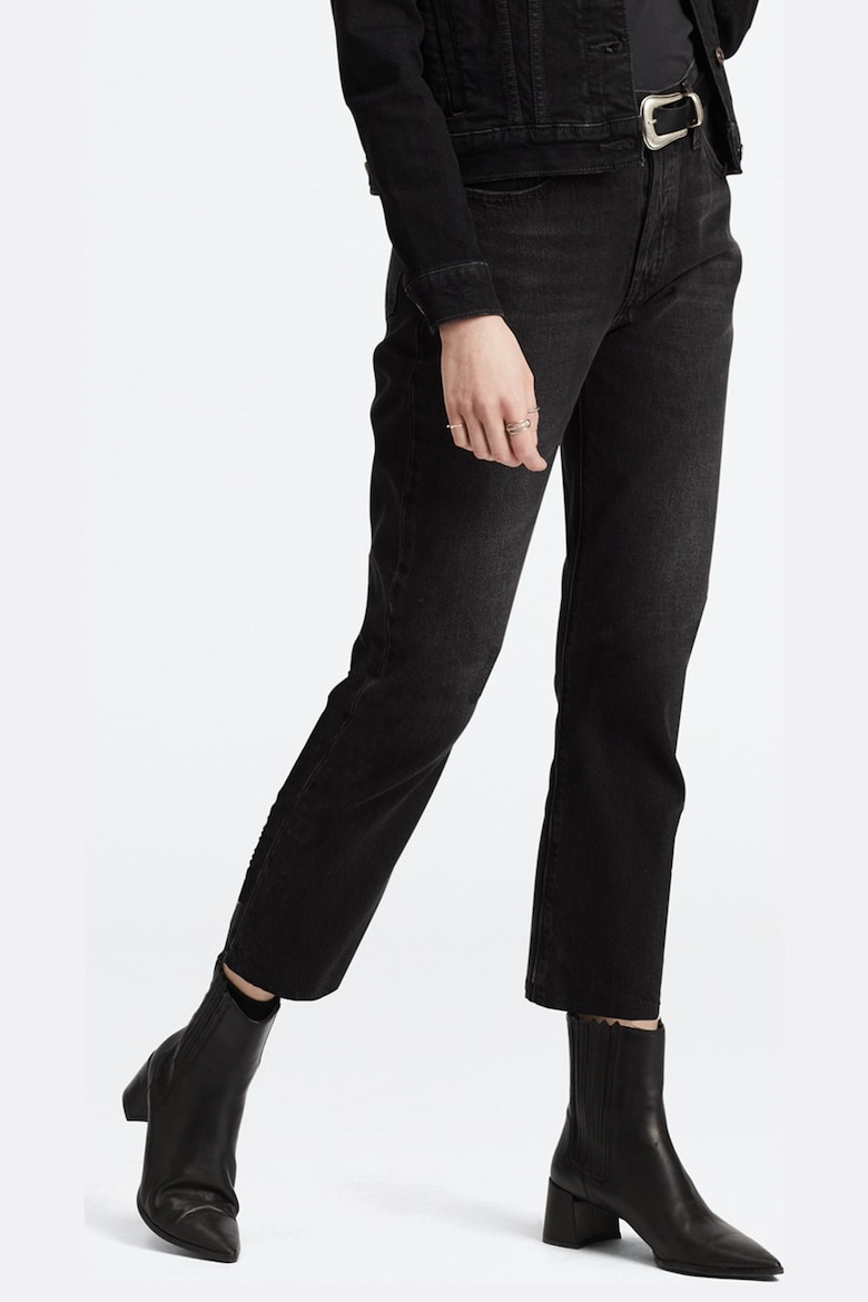 Прямые джинсы 501 выше щиколотки Levi'S, черный прямые джинсы 501 выше щиколотки levi s черный