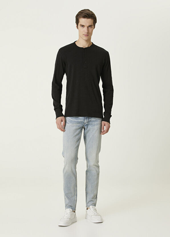 

Оригинальные эластичные джинсы узкого кроя Rag&Bone, голубой