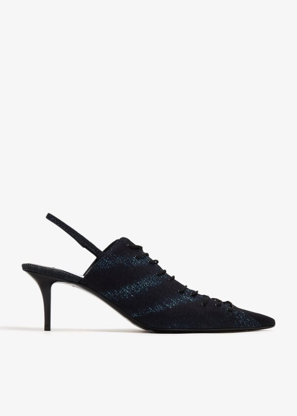 

Туфли Jimmy Choo X Jean Paul Gaultier Corset 60 Slingback, синий