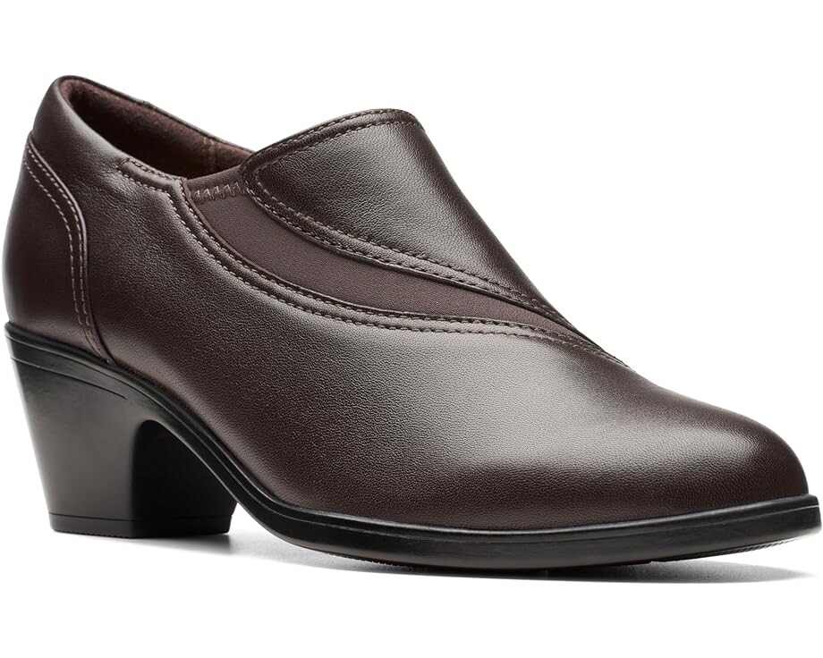 

Туфли Clarks Emily 2 Dove, цвет Dark Brown Leather
