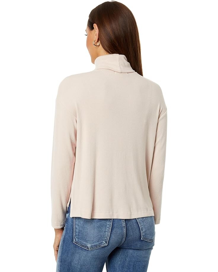 

Пуловер Mod-o-doc Cozy Micro Rib Long Sleeve Turtleneck Pullover, кремовый