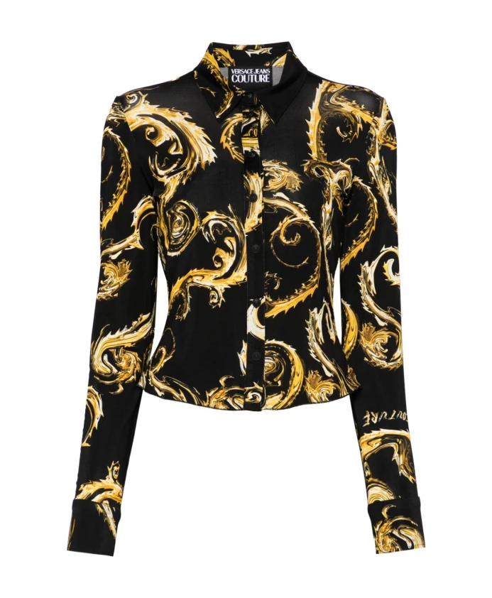 

Рубашка с принтом от кутюр Versace Jeans Couture, мультиколор