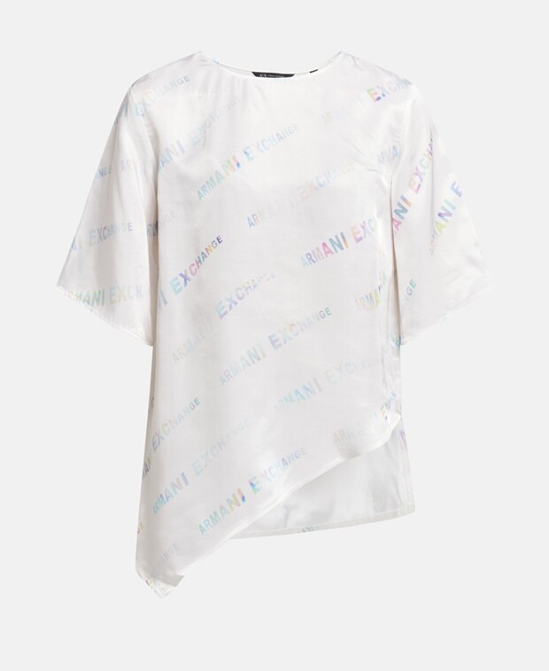 

Рубашка блузка Armani Exchange, белый
