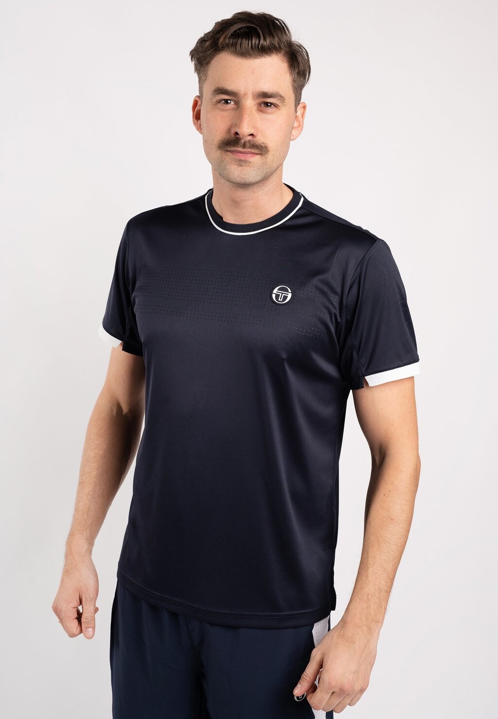 

Базовая футболка Young T-Shirt Sergio Tacchini, цвет navy white