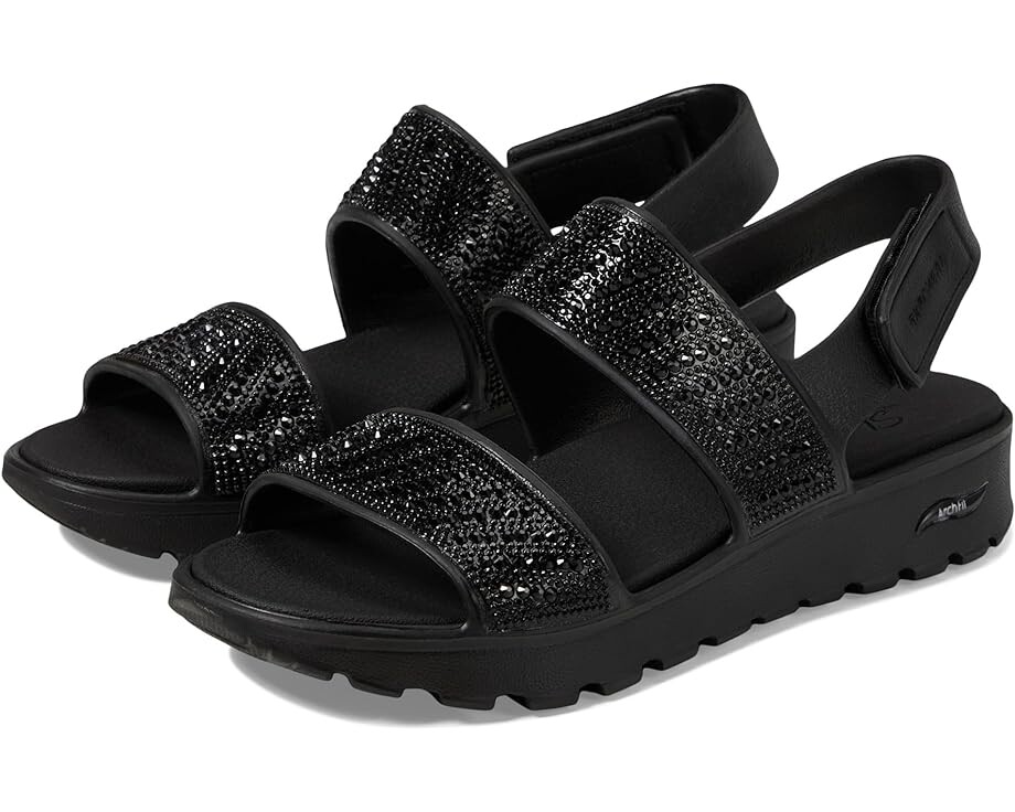 

Сандалии SKECHERS Foamies Arch Fit Footsteps with Rhinestone, черный