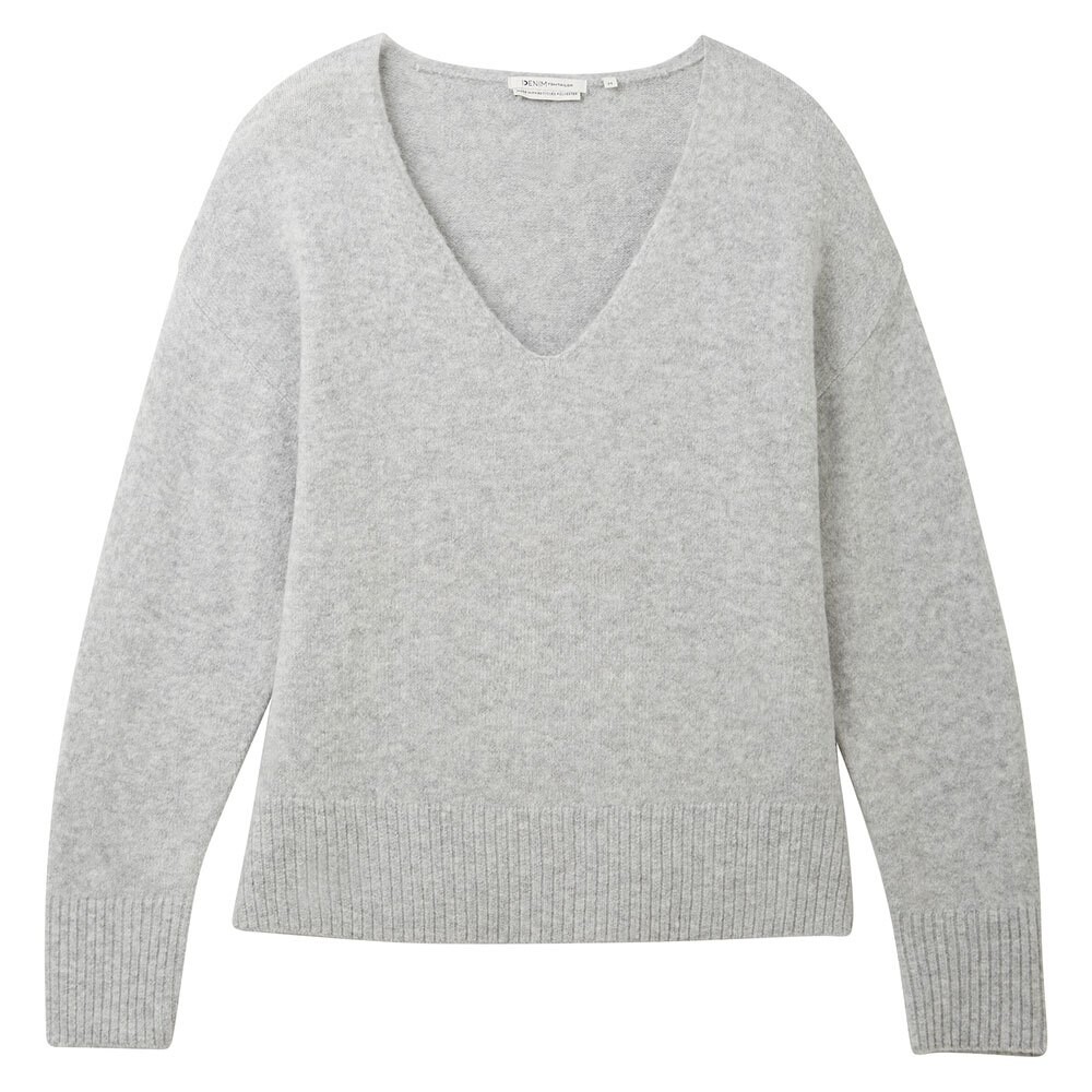 

Свитер Tom Tailor 1038392 Cozy V Neck, серый