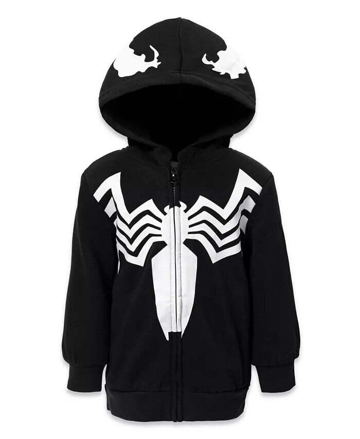 

Толстовка на молнии с капюшоном «Человек-паук» Spider-Verse Venom для малышей и больших детей Marvel, фиолетовый
