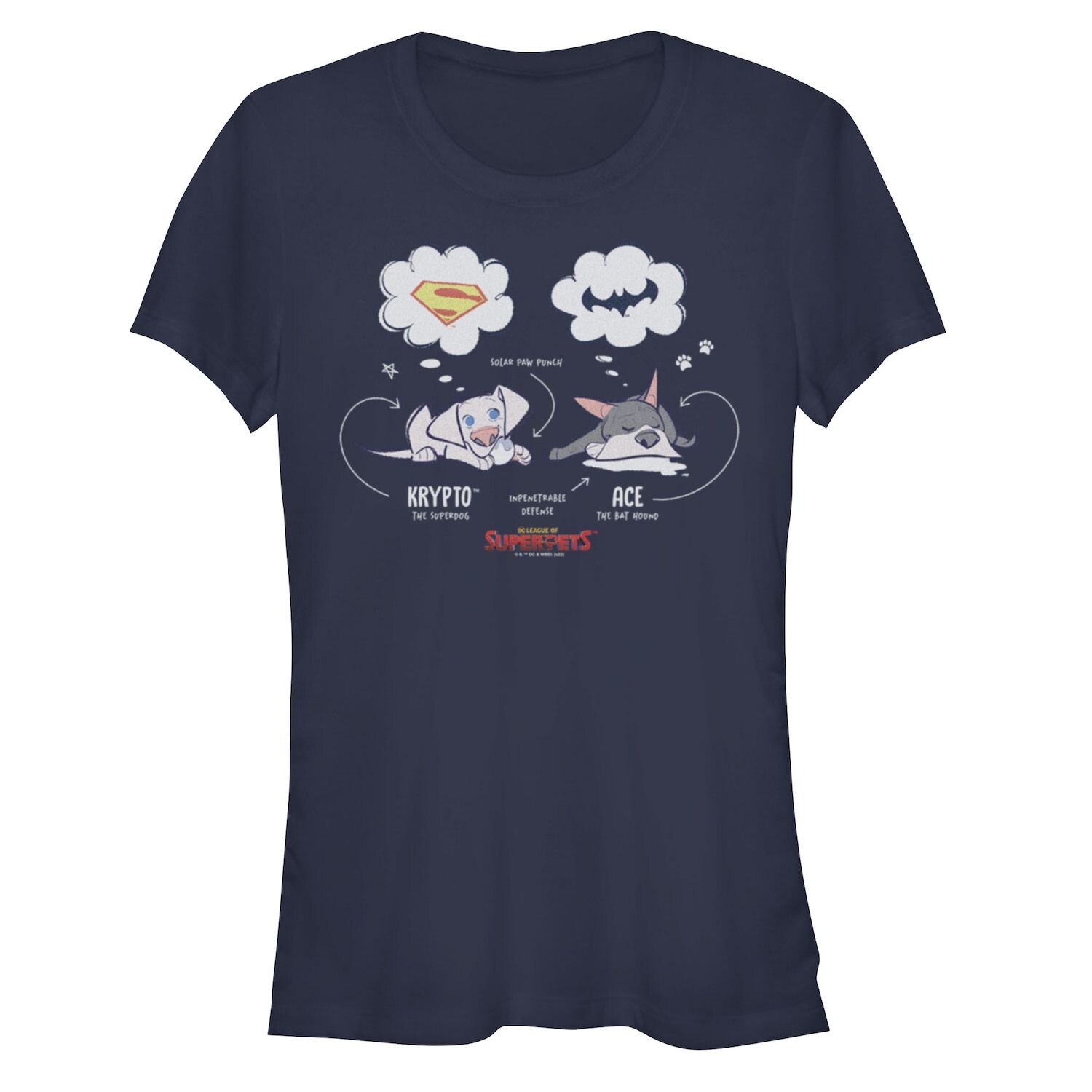 

Футболка DC Comics Super Pets для юниоров Sleepy Krypto And Ace Licensed Character