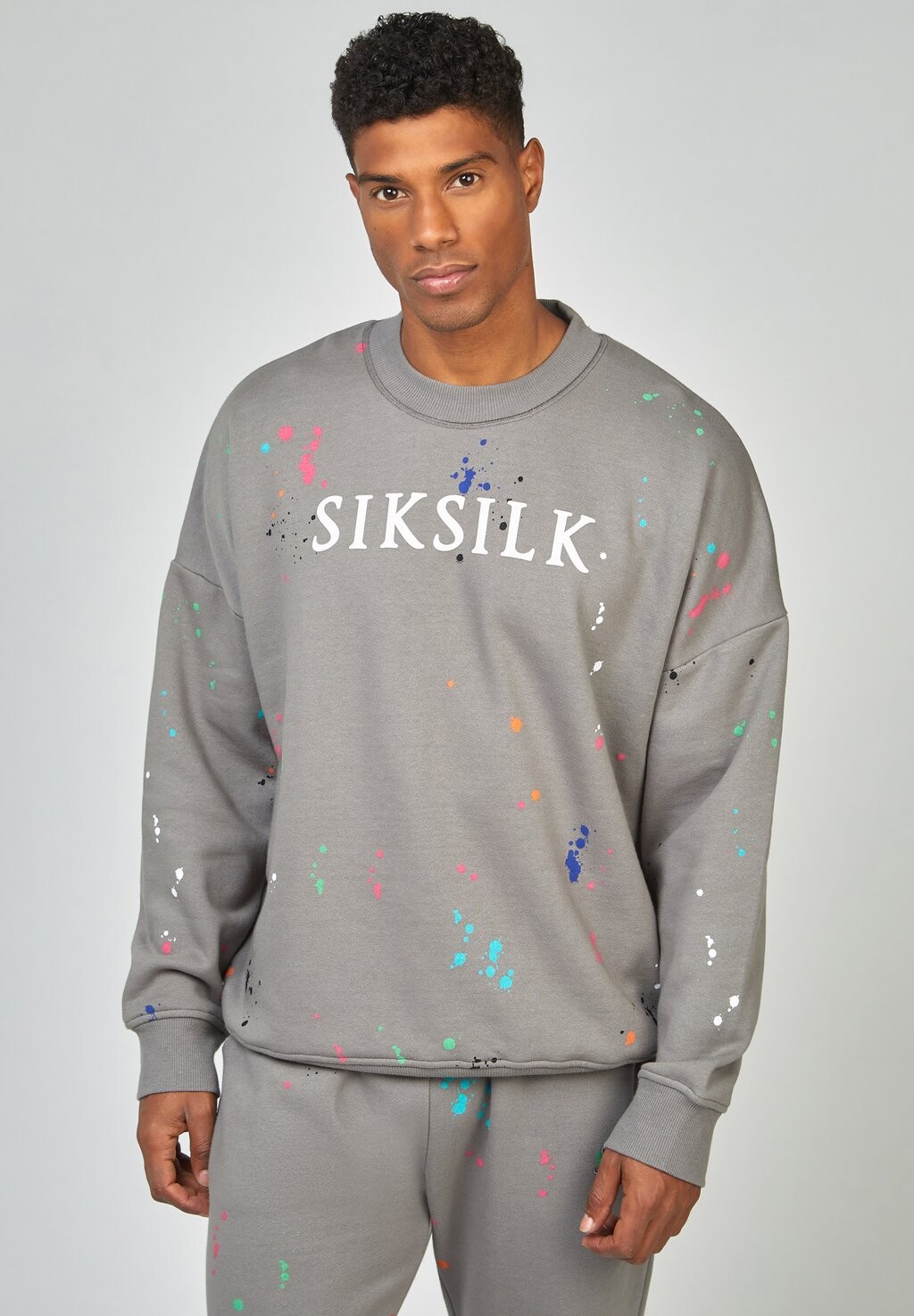 

Толстовка SIKSILK, темно-серый