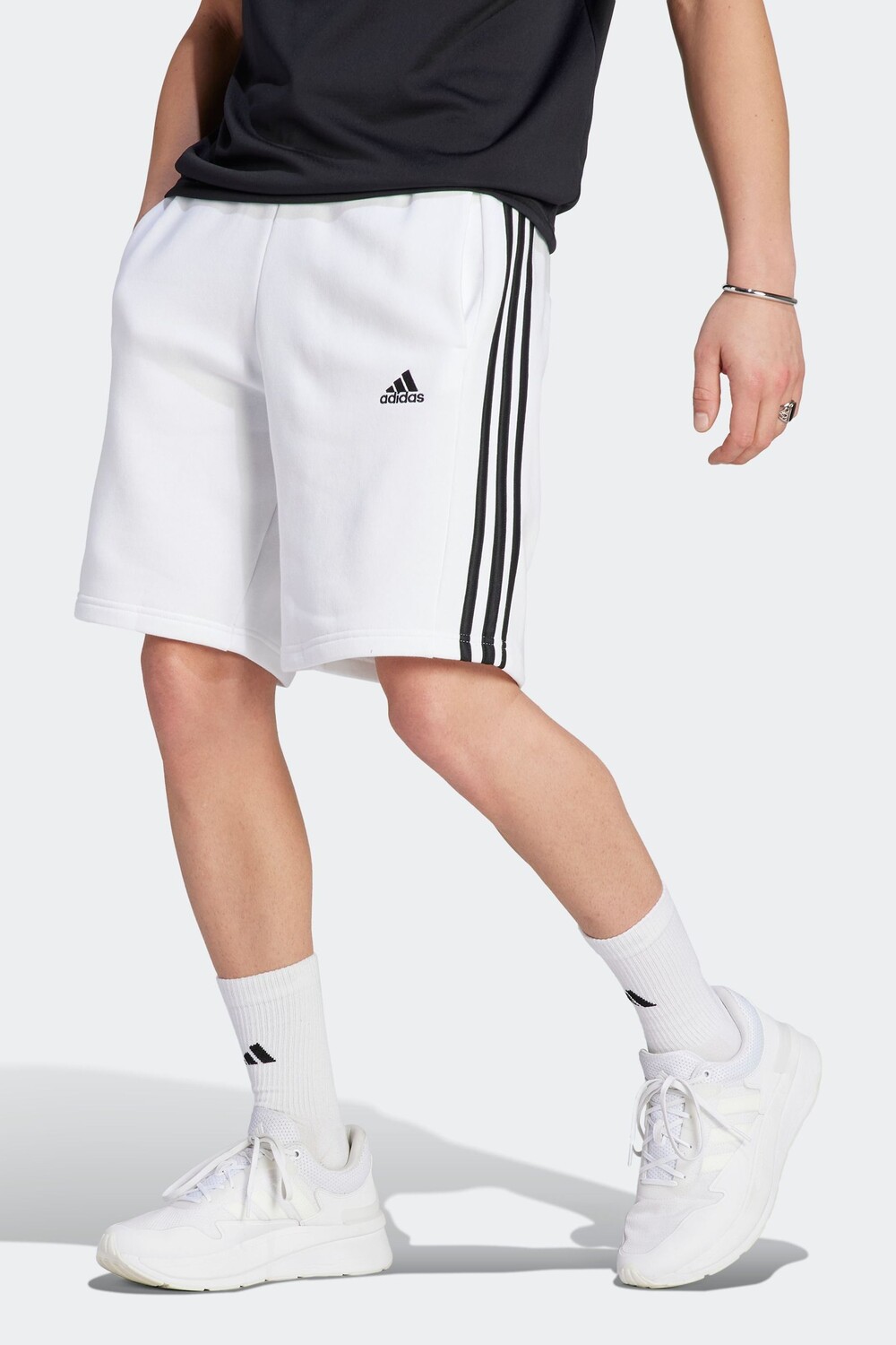 

Основы спортивной одежды из флиса с 3 полосками adidas, белый