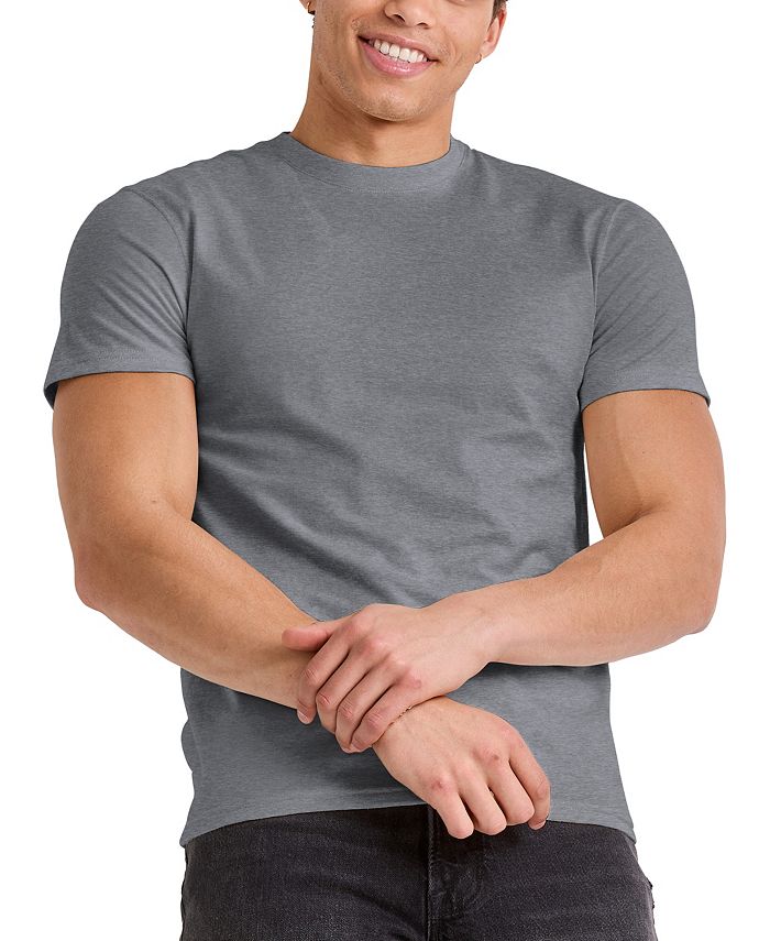 Мужская футболка Originals Tri-Blend с короткими рукавами Hanes, цвет Slate Tri-blend мужская футболка originals tri blend с короткими рукавами и карманами hanes черный