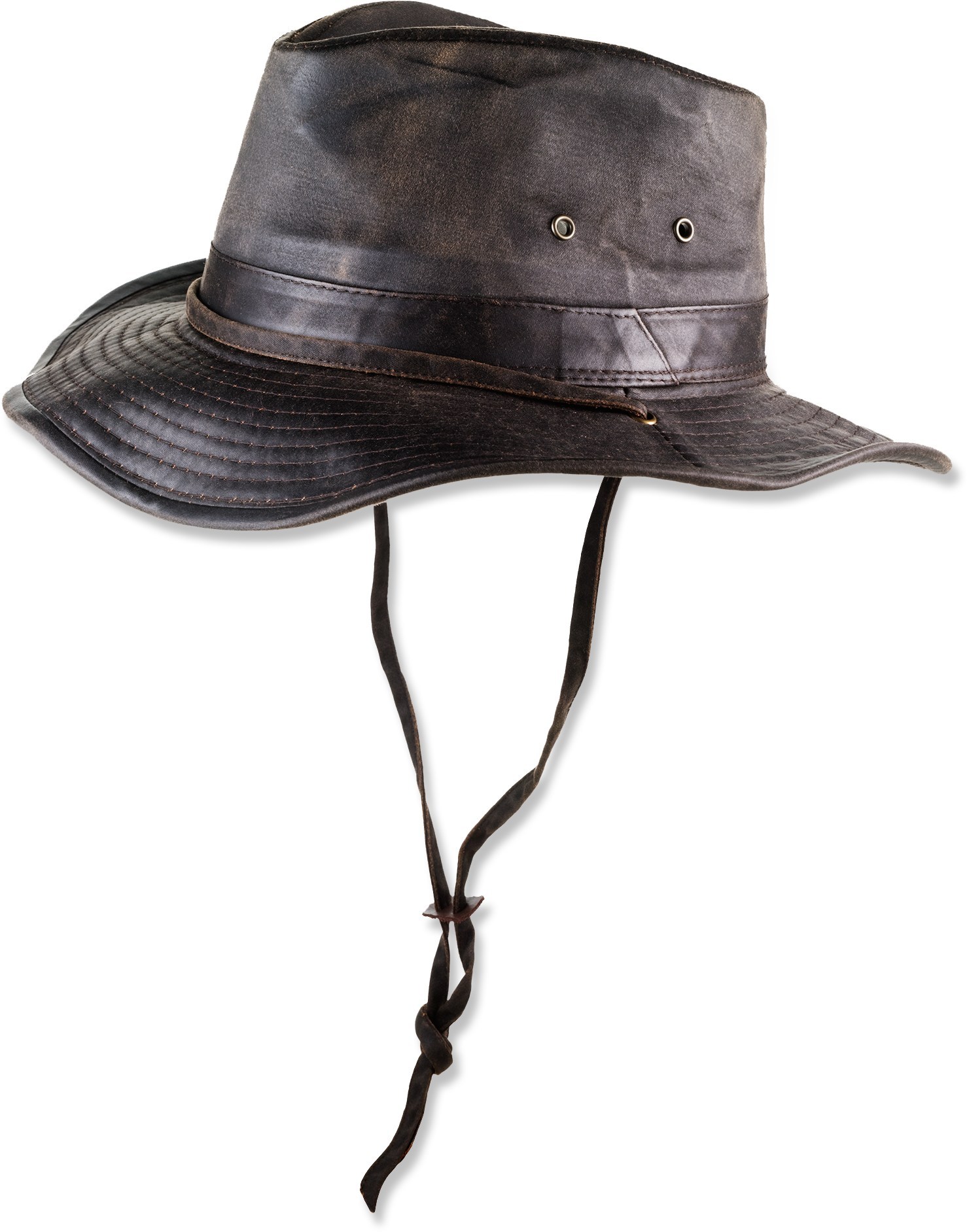 Потертая шляпа Outback Dorfman Hat Co., коричневый