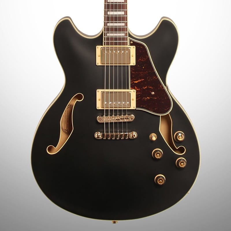 

Электрогитара Ibanez AS73G Artcore Semi-Hollowbody Electric Guitar, Black Flat