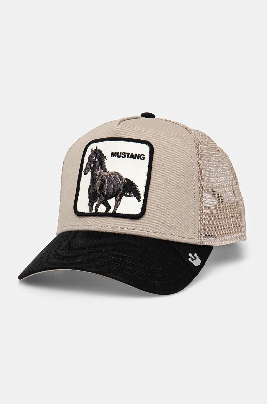 

Бейсбольная кепка Goorin Bros The Mustang, бежевый