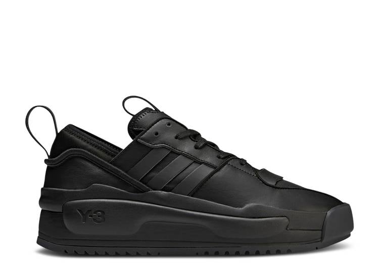 Кроссовки Adidas Y-3 RIVALRY 'TRIPLE BLACK', черный кроссовки adidas y 3 superstar triple black черный