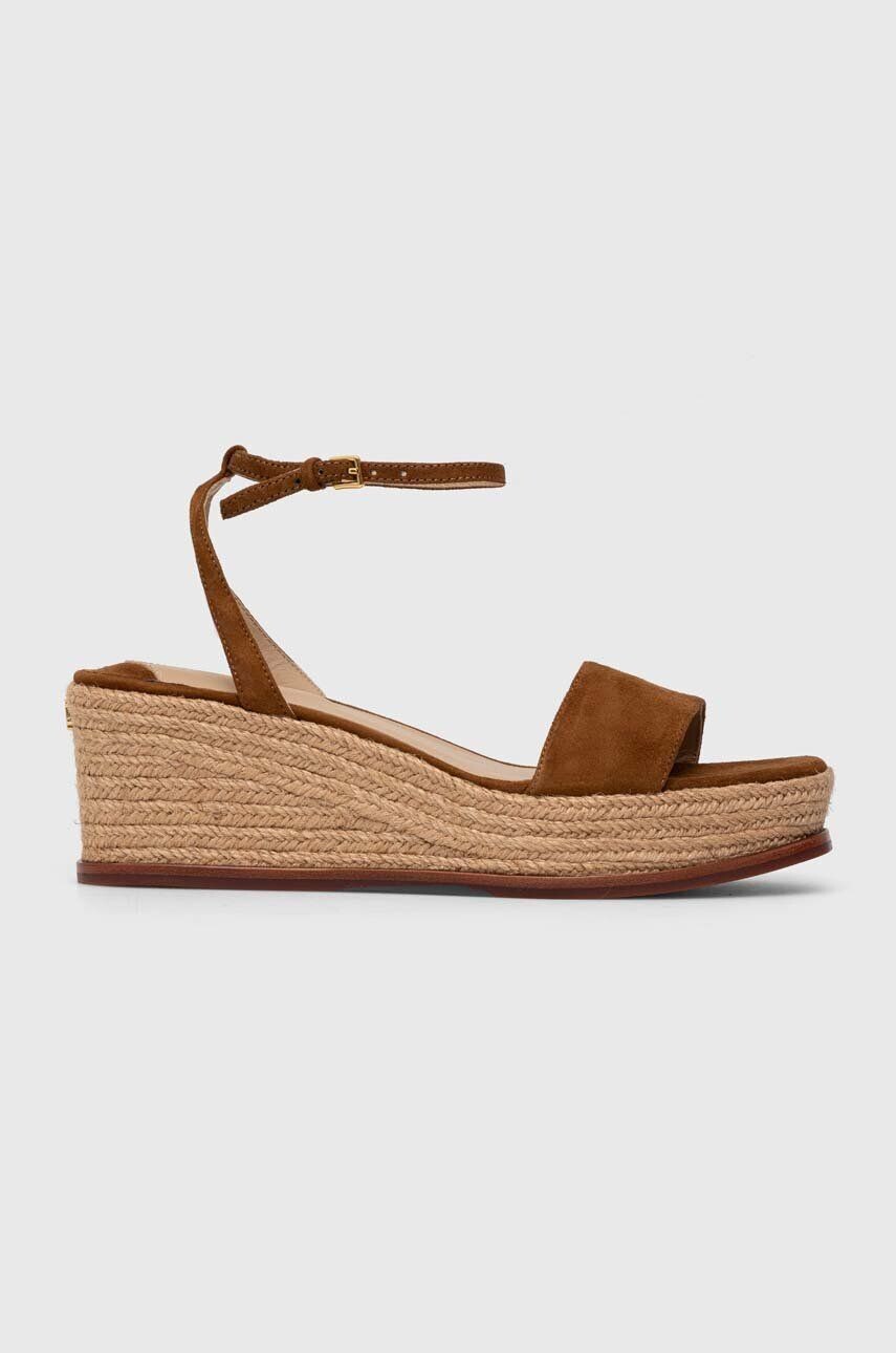 

Замшевые сандалии Lauren Ralph Leona Lauren Ralph Lauren, бежевый