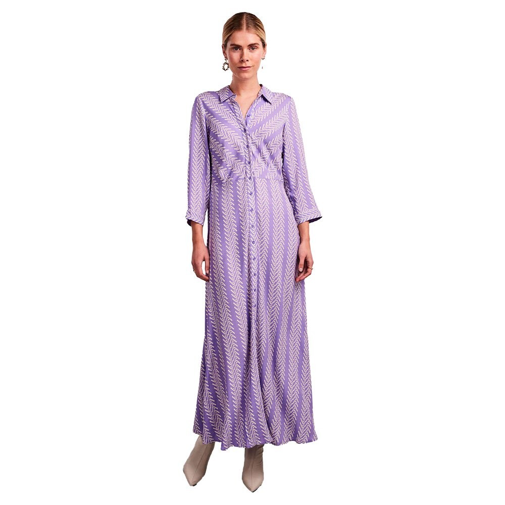 

Платье Yas Savanna Long Sleeve Shirt, фиолетовый