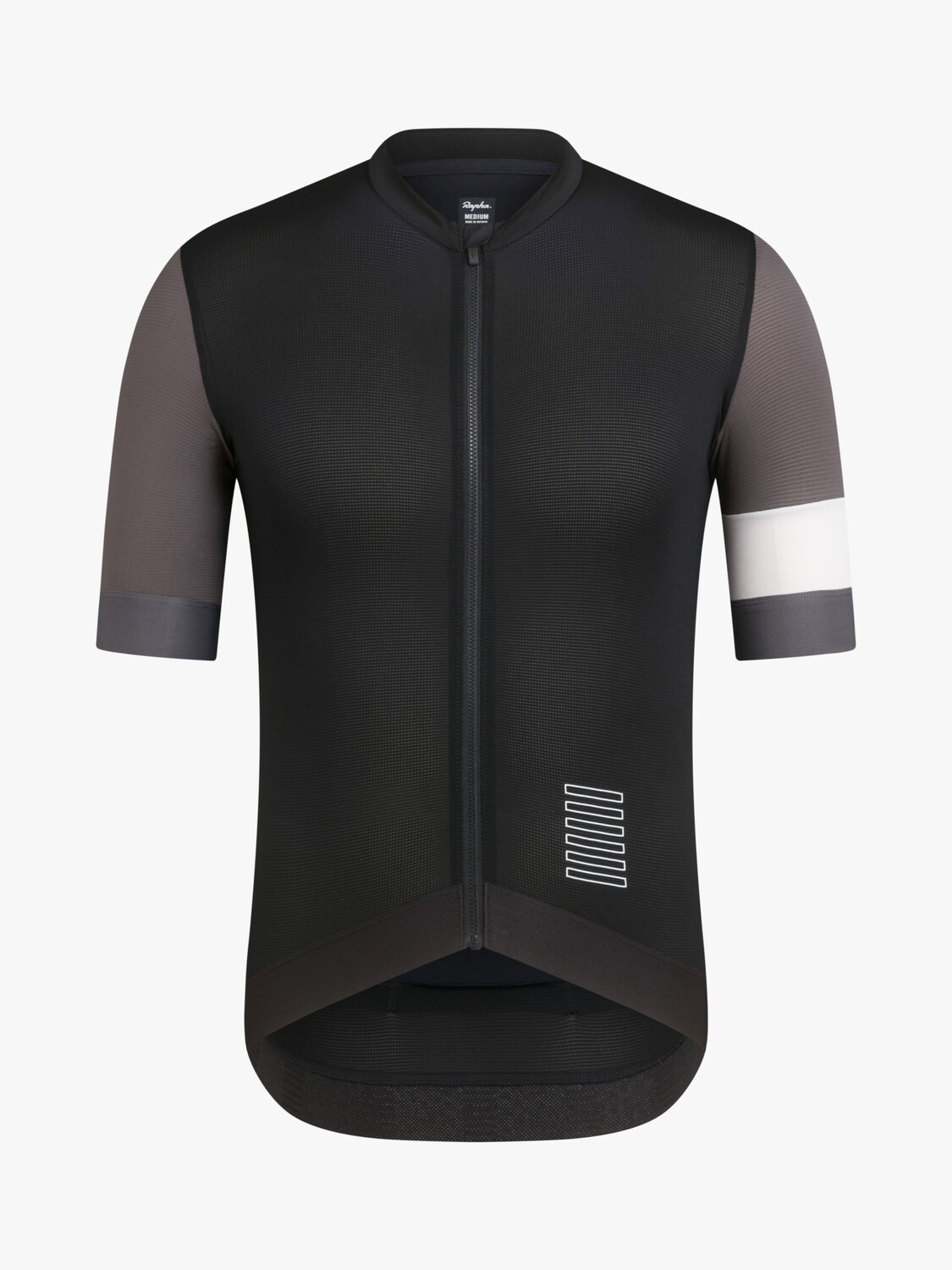

Велосипедная футболка Rapha Pro Team Training с короткими рукавами, антрацит/серая полоска
