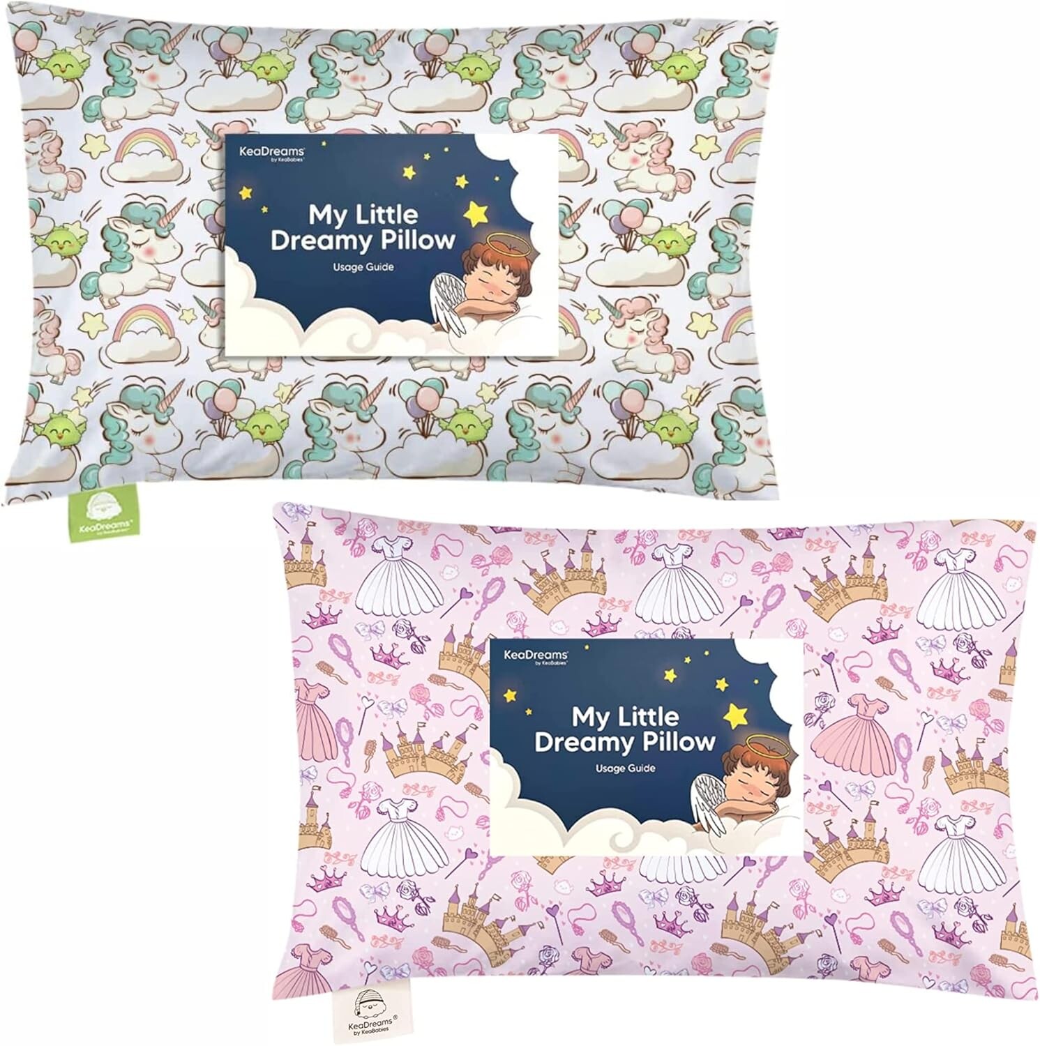 

Kea Подушка для малышей с наволочкой - 13x18 My Little Dreamy Pillow - Хлопковые подушки для сна для малышей, детские подушки, дорожные подушки, мини-подушки, подушки для кроватей для малышей