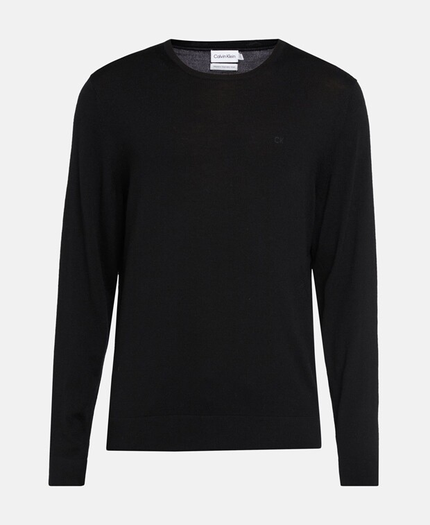 

Шерстяной джемпер Calvin Klein, черный