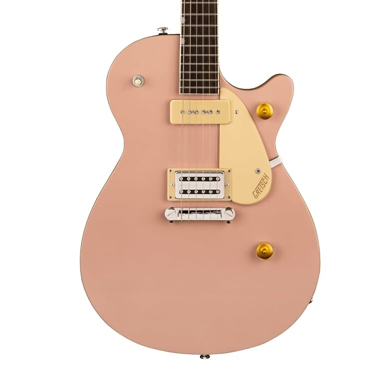 

Электрогитара Gretsch G2215-P90 Streamliner Junior Jet Club P90 Laurel Fingerboard Shell Pink Electric Guitar