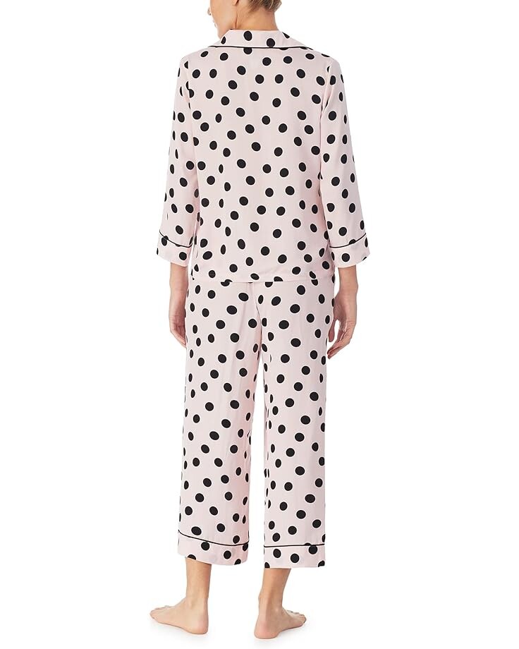 

Пижамный комплект Kate Spade New York 3/4 Sleeve Charm Cropped PJ Set, цвет Dot