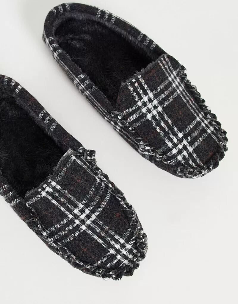 

Серые лоферы Totes в клетку