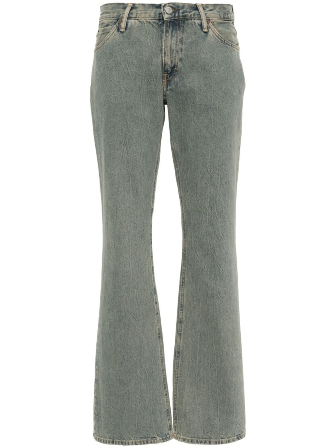 

Джинсы bootcut с заниженной талией Acne Studios, синий