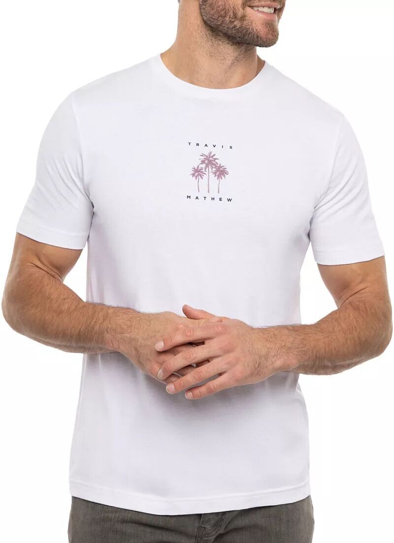 

Мужская футболка для гольфа TravisMathew Sun Glare, белый