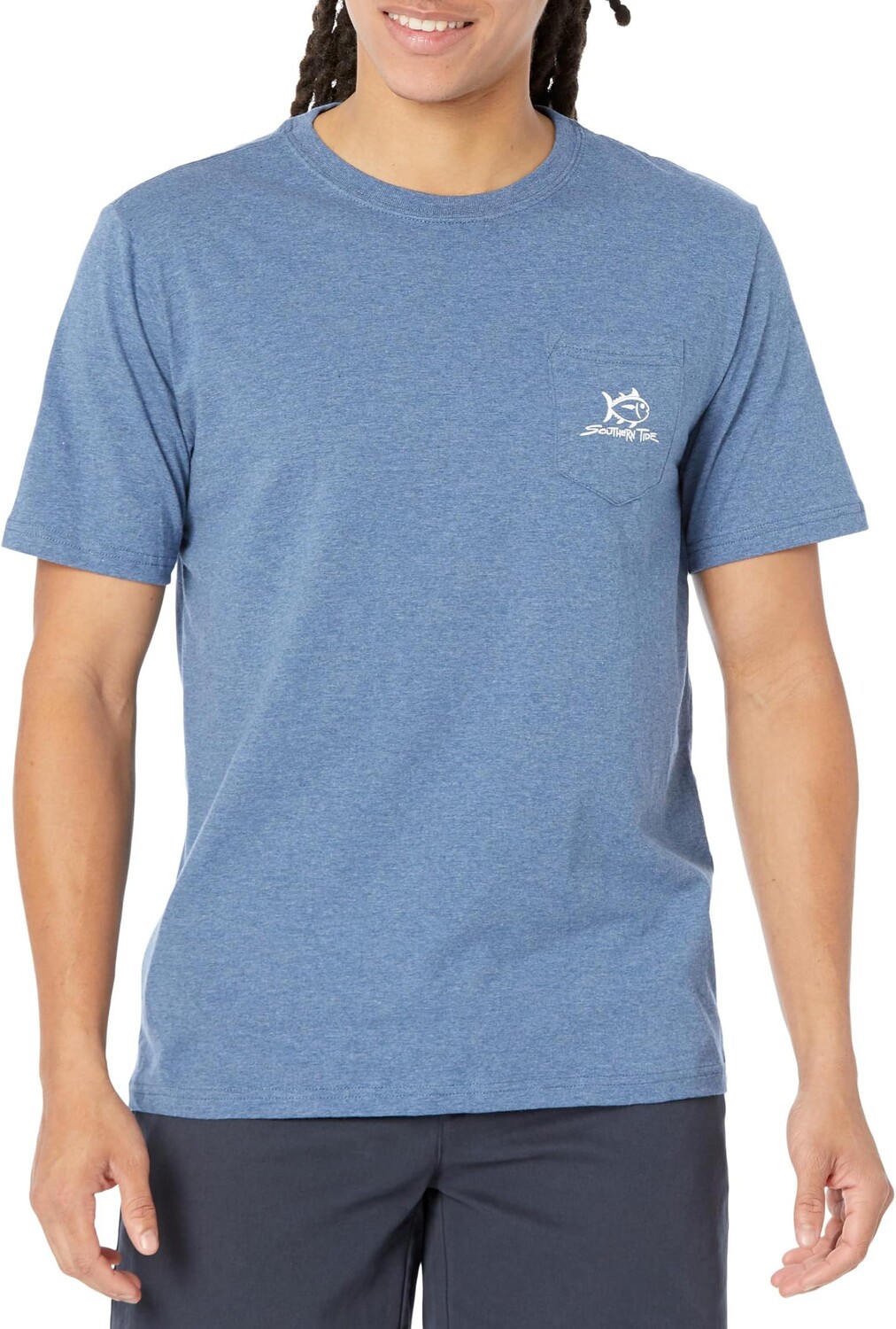 

Футболка с принтом Getaway Gradient Southern Tide, цвет Heather Ensign Blue