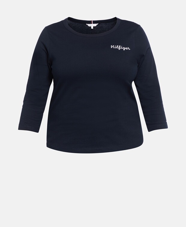 

Топ с длинными рукавами Tommy Hilfiger, темно-синий