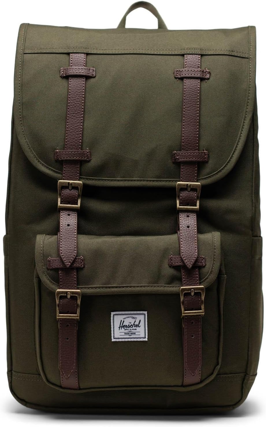 сумка heritage crossbody herschel supply co цвет ivy green Рюкзак Little America Mid Backpack Herschel Supply Co., цвет Ivy Green